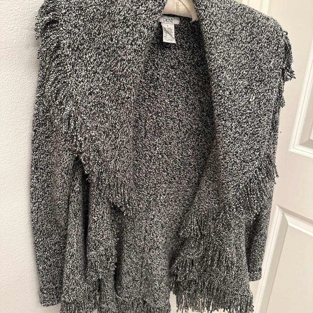 Cache wool blend sweater size Medium